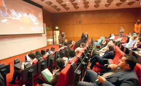 Original Gulf Times clipping: Qatar, Cairo varsity pupils in lively debate via video